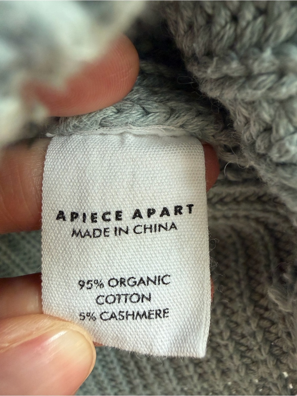 Apiece Apart Eco Nueva Merel Cotton & Cashmere Sweater - Picture 5 of 6